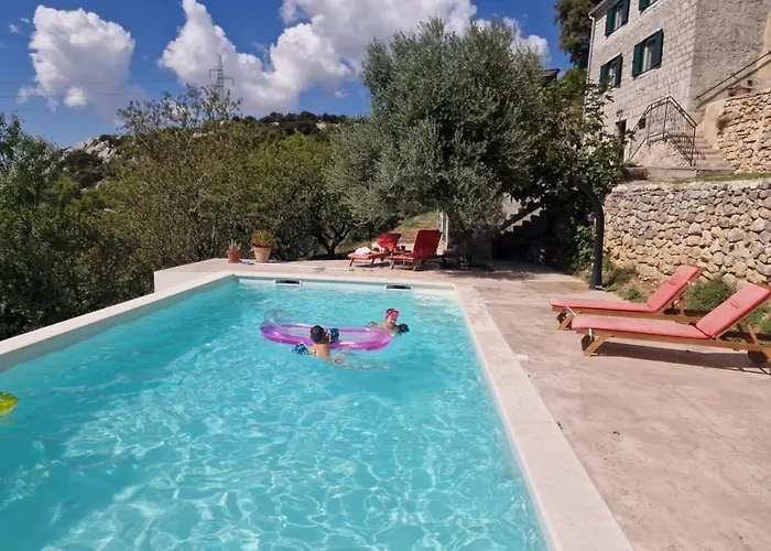 Feriehus Stone House Bay View - Kastel Luksic